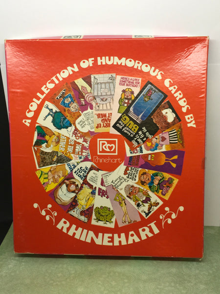 Humorous Cards By Rhinehart Vintage 9 Cards