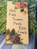 HAVE FAITH TREASURE FAMILY ENJOY FRIENDS Wooden Sign Wall Art Handmade Hand Painted Cream Off White Decoupaged Home Decor Gift -One of a Kind-Unique-Home-Country-Decor-Cottage Chic-Gift -  JAMsCraftCloset