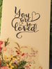 YOU ARE SO LOVED Wooden Sign Wall Art Hand Painted Cream Decoupaged Affirmation Gift Idea Floral Accents Home Decor Gift -One of a Kind-Unique-Home-Country-Decor-Cottage Chic-Gift - arts and collectibles - home and living - house warming gift - wall decor - sign for nursery - nursery decor - baby room decor - JAMsCraftCloset - JAMsCraftCloset