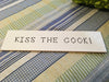 KISS THE COOK Tile Sign Funny KITCHEN Decor Wall Art Home Decor Gift Idea Handmade Sign Hand Painted Sign Country Farmhouse Wall Art Gift Campers RV Home Decor-Gift Home and Living Wall Hanging - JAMsCraftCloset