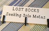 LOST SOCKS LOOKING FOR SOLE MATE Tile Sign Funny LAUNDRY Room Decor Wall Art Home Decor Gift Idea Handmade Sign Hand Painted Sign Country Farmhouse Wall Art Gift Campers RV Home Decor-Gift Home and Living Wall Hanging - JAMsCraftCloset
