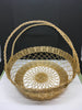 Basket Wire Vintage Round Gold Kitchen Decor Home Decor Gift Idea Made in Japan - JAMsCraftCloset