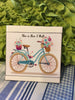 Vintage Bicycle Wall Art THIS IS HOW I ROLL Ceramic Tile Decoupaged Sign HOME Decor Gift Idea Handmade Sign Hand Painted Sign Country Farmhouse Wall Art Gift Campers RV Home Decor-Gift Home and Living Wall Hanging - JAMsCraftCloset
