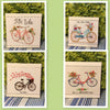 Vintage Bicycle Wall Art LIFE IS A BEAUTIFUL RIDE Ceramic Tile Decoupaged Sign HOME Decor Gift Idea Handmade Sign Hand Painted Sign Country Farmhouse Wall Art Gift Campers RV Home Decor-Gift Home and Living Wall Hanging - JAMsCraftCloset