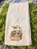 HONEY COFFEE EGGS and PITCHER Decorative Flour Sack Tea Dish Towel Kitchen Decor Gift Idea Handmade Chef Gift Housewarming Gift Wedding Gift - JAMsCraftCloset