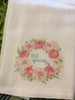 HELLO SPRING Peonies Decorative Flour Sack Tea Dish Towel Kitchen Decor Gift Idea Handmade Chef Gift Housewarming Gift Wedding Gift - JAMsCraftCloset