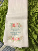 LONG WINTER SPRING TO FOLLOW Decorative Flour Sack Tea Towels Kitchen Decor Positive Saying Gift Idea Handmade Chef Gift Housewarming Gift Wedding Gift - JAMsCraftCloset