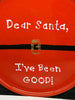 Plate Hand Painted Upcycled Positive Saying DEAR SANTA IVE BEEN GOOD Plate Christmas Wall Art JAMsCraftCloset