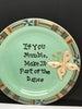 Plate Hand Painted Upcycled Repurposed Positive Saying IF YOU STUMBLE Wall Art JAMsCraftCloset