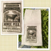 MINCEMEAT PIES Cow Decorative Flour Sack Tea Dish Towel Kitchen Decor Gift Idea Handmade Chef Gift Housewarming Gift Wedding Gift - JAMsCraftCloset