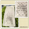 LOVE GROWS BEST IN LITTLE HOUSES JUST LIKE THIS Decorative Flour Sack Tea Dish Towel Kitchen Decor Gift Idea Handmade Chef Housewarming Wedding Gift - JAMsCraftCloset