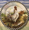 Plates Country Chickens Country Farmhouse Kitchen Dining Decor Set of 4 Wall Art Gift Idea