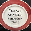Plate Hand Painted Upcycled Repurposed Positive Saying YOU ARE AMAZING Plate Home Decor Wall Art Gift JAMsCraftCloset