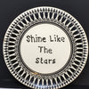 Plate Hand Painted Upcycled Repurposed Positive Saying SHINE LIKE THE STARS Plate Home Decor Wall Art Gift JAMsCraftCloset