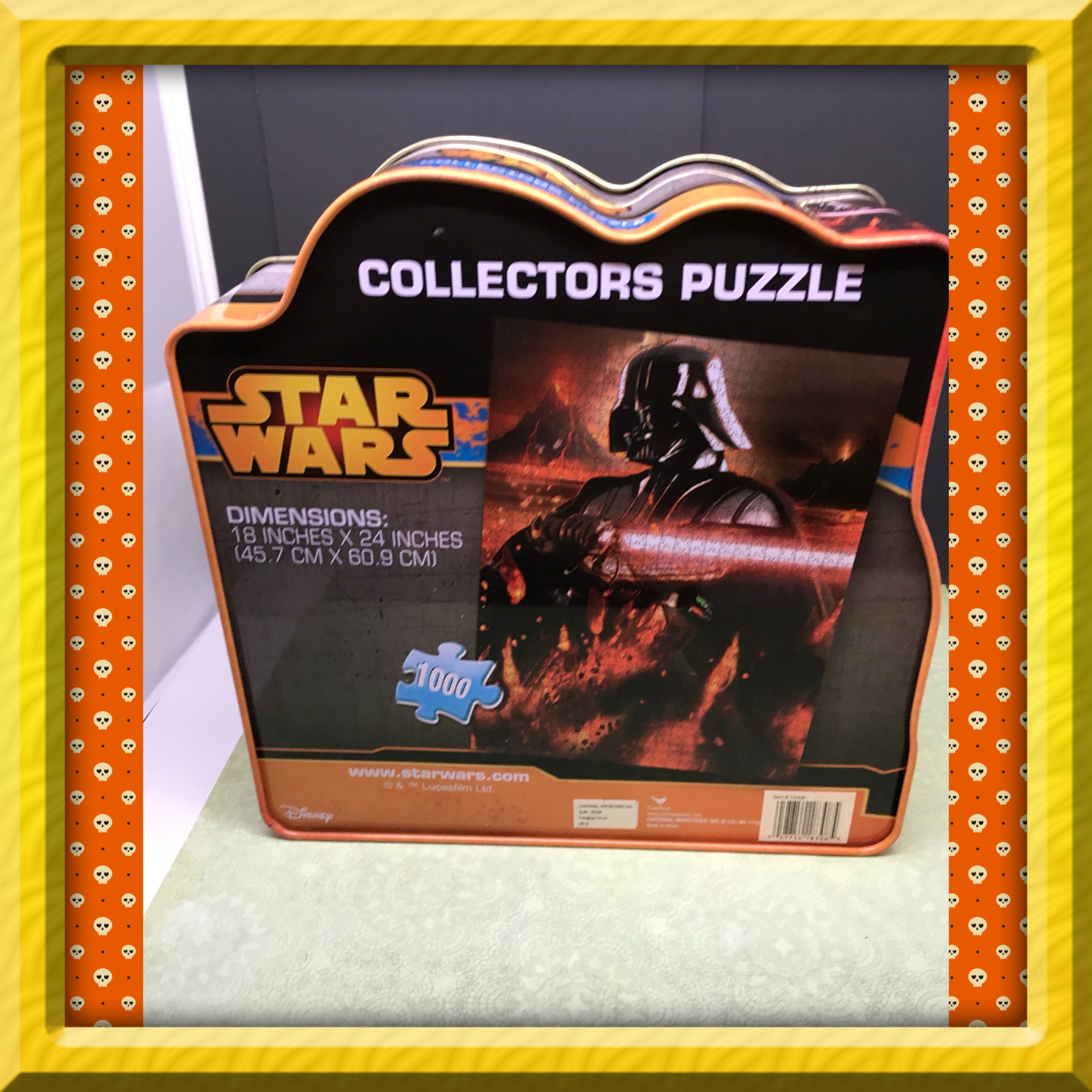 Star Wars 1000 Piece Collectors Tin Jigsaw Puzzle | Darth Vader