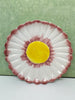 Ring Key Dish Floral White Red Yellow Made in Italy 4 Inches in Diameter JAMsCraftCloset