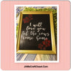 I WILL LOVE YOU TILL THE COWS COME HOME Framed Wall Art Hand Painted Positive Saying Home Decor Gift One of a Kind-Unique-Home-Country-Decor-Cottage Chic-Gift Kitchen Decor - JAMsCraftCloset