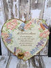 Teacher Heart Plate with Beautiful Saying Lessons from the Heart Plate Number A9842 c. 2002 Gift JAMsCraftCloset