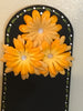 Chalkboard Sun Yellow White Upcycled Repurposed Ceiling Fan Blade Wall Art Home Decor Gift - JAMsCraftCloset