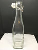 Bottle Vase Green Glass VonShef Wire and Plug Closure 60 Marking on Bottom Kitchen Decor Gift - JAMsCraftCloset