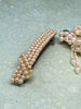 Hair Clasps Vintage Pearly Designs SET OF 3 c. 1970s