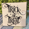 TRICK OR TREAT STARS Wall Art Ceramic Tile Sign Gift Home Decor Halloween Decor Gift Idea Handmade Sign Country Farmhouse Gift Campers RV Gift Home and Living Wall Hanging - JAMsCraftCloset