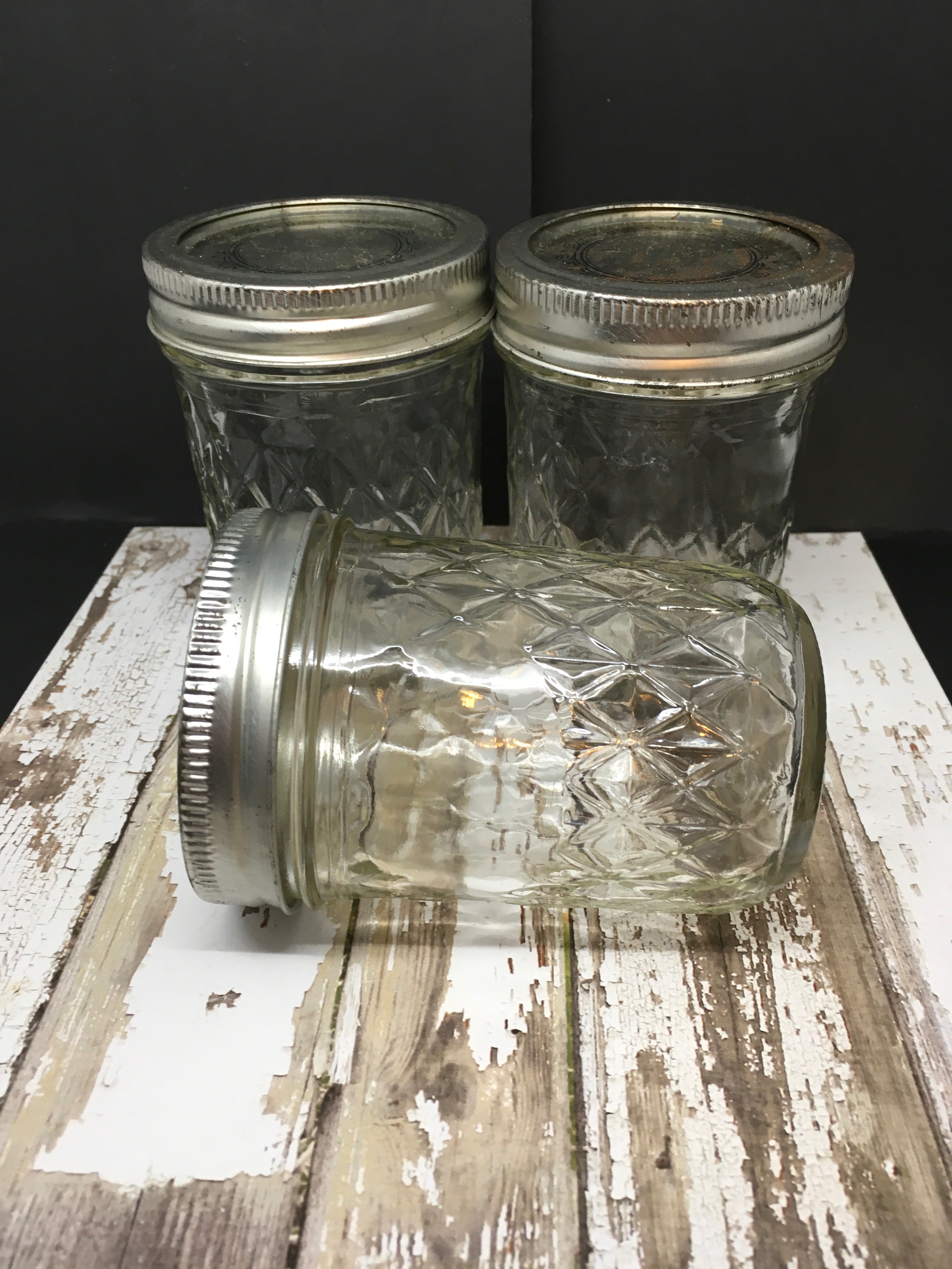 Canning Ball Glass Jar Vintage 8 Ounce 4 Inches Tall 2 1/2 Inches in D –  JAMsCraftCloset
