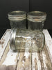 Canning Ball Glass Jar Vintage 8 Ounce 4 Inches Tall 2 1/2 Inches in Diameter Gift SET OF 3 - JAMsCraftCloset