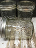 Canning Ball Glass Jar Vintage 8 Ounce 4 Inches Tall 2 1/2 Inches in Diameter Gift SET OF 3 - JAMsCraftCloset