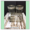 Canning Ball Glass Jar Vintage 8 Ounce 4 Inches Tall 2 1/2 Inches in Diameter Gift SET OF 3 - JAMsCraftCloset