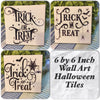 TRICK OR TREAT STARS Wall Art Ceramic Tile Sign Gift Home Decor Haloween Decor Gift Idea Handmade Sign Country Farmhouse Gift Campers RV Gift Home and Living Wall Hanging - JAMsCraftCloset