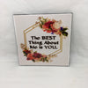 THE BEST THING ABOUT ME IS YOU Wall Art Ceramic Tile Sign Gift Idea Home Decor Positive Saying Affirmation Gift Idea Handmade Sign Country Farmhouse Gift Campers RV Gift Home and Living Wall Hanging - JAMsCraftCloset
