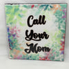 CALL YOUR MOM Wall Art Ceramic Tile Sign Gift Idea Home Decor Positive Saying Affirmation Gift Idea Handmade Sign Country Farmhouse Gift Campers RV Gift Home and Living Wall Hanging - JAMsCraftCloset