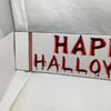 HAPPY HALLOWEEN Dripping Blood With Bling Wall Art Ceramic Tile Sign Gift Home Holiday Halloween Decor  Handmade Sign Country Farmhouse Gift Campers RV Gift Home and Living Wall Hanging - JAMsCraftCloset