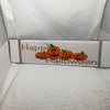 HAPPY HALLOWEEN Pumpkins Wall Art Ceramic Tile Sign Gift Home Holiday Halloween Decor  Handmade Sign Country Farmhouse Gift Campers RV Gift Home and Living Wall Hanging - JAMsCraftCloset