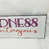 KINDNESS IS CONTAGIOUS Ceramic Tile Decal Sign Wall Art Wedding Gift Idea Home Country Decor Affirmation Wedding Decor Positive Saying - JAMsCraftCloset