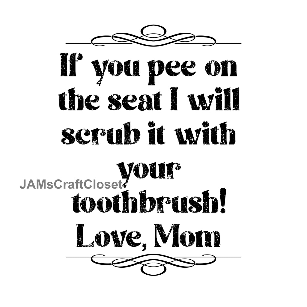 BUNDLE TOILET COMMODE SAYINGS 1 Funny Digital Graphic Design Downloads ...