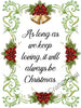 KEEP LOVING IT IS CHRISTMAS - DIGITAL GRAPHICS  This file contains 4 graphics...  My digital PNG and JPEG Graphic downloads for the creative crafter are graphic files for those that use the Sublimation or Waterslide techniques - JAMsCraftCloset