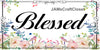 License Vanity Plate Front Plate Clever Funny Custom Plate Car Tag BLESSED 2 Sublimation on Metal Gift Idea - JAMsCraftCloset