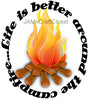 LIFE IS BETTER AROUND THE CAMPFIRE - DIGITAL GRAPHICS  This file contains 6 graphics...  My digital SVG, PNG and JPEG Graphic downloads for the creative crafter are graphic files for those that use the Sublimation or Waterslide techniques - JAMsCraftCloset