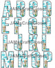 ALPHABET SET Digital Graphic Design Typography Clipart SVG-PNG Sublimation FISHING GIRL 2 Kids Children Design Download Crafters Delight - JAMsCraftCloset