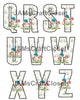 ALPHABET SET Digital Graphic Design Typography Clipart SVG-PNG Sublimation BOY GIRL RIDING BIKE Kids Children Design Download Crafters Delight - JAMsCraftCloset