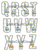 ALPHABET SET Digital Graphic Design Typography Clipart SVG-PNG Sublimation SAILING 2 Kids Children Design Download Crafters Delight - JAMsCraftCloset