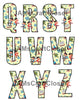 ALPHABET SET Digital Graphic Design Typography Clipart SVG-PNG Sublimation BOY GIRL PIRATE Kids Children Design Download Crafters Delight - JAMsCraftCloset