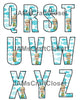 ALPHABET SET Digital Graphic Design Typography Clipart SVG-PNG Sublimation FISHING GIRL 2 Kids Children Design Download Crafters Delight - JAMsCraftCloset