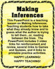 PowerPoint Teacher Resource Lesson for MAKING INFERENCES Lesson Videos Printable Activities Happy Teaching - JAMsCraftCloset