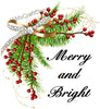 MERRY AND BRIGHT - DIGITAL GRAPHICS  This file contains 4 graphics..  My digital PNG and JPEG Graphic downloads for the creative crafter are graphic files for those that use the Sublimation or Waterslide techniques - JAMsCraftCloset