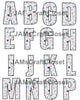 ALPHABET SET Digital Graphic Design Typography Clipart SVG-PNG Sublimation MULTICOLORED HEARTS Design Download Crafters Delight - JAMsCraftCloset