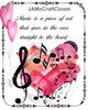 MUSIC IS A PIECE OF ART Digital Graphic SVG-PNG-JPEG Download Positive Saying Love Crafters Delight - JAMsCraftCloset