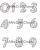 NUMBER SETS Digital Graphic Design Typography Clipart SVG-PNG Sublimation ABSTRACT PURPLE BLACK FLORAL Design Download Crafters Delight - JAMsCraftCloset